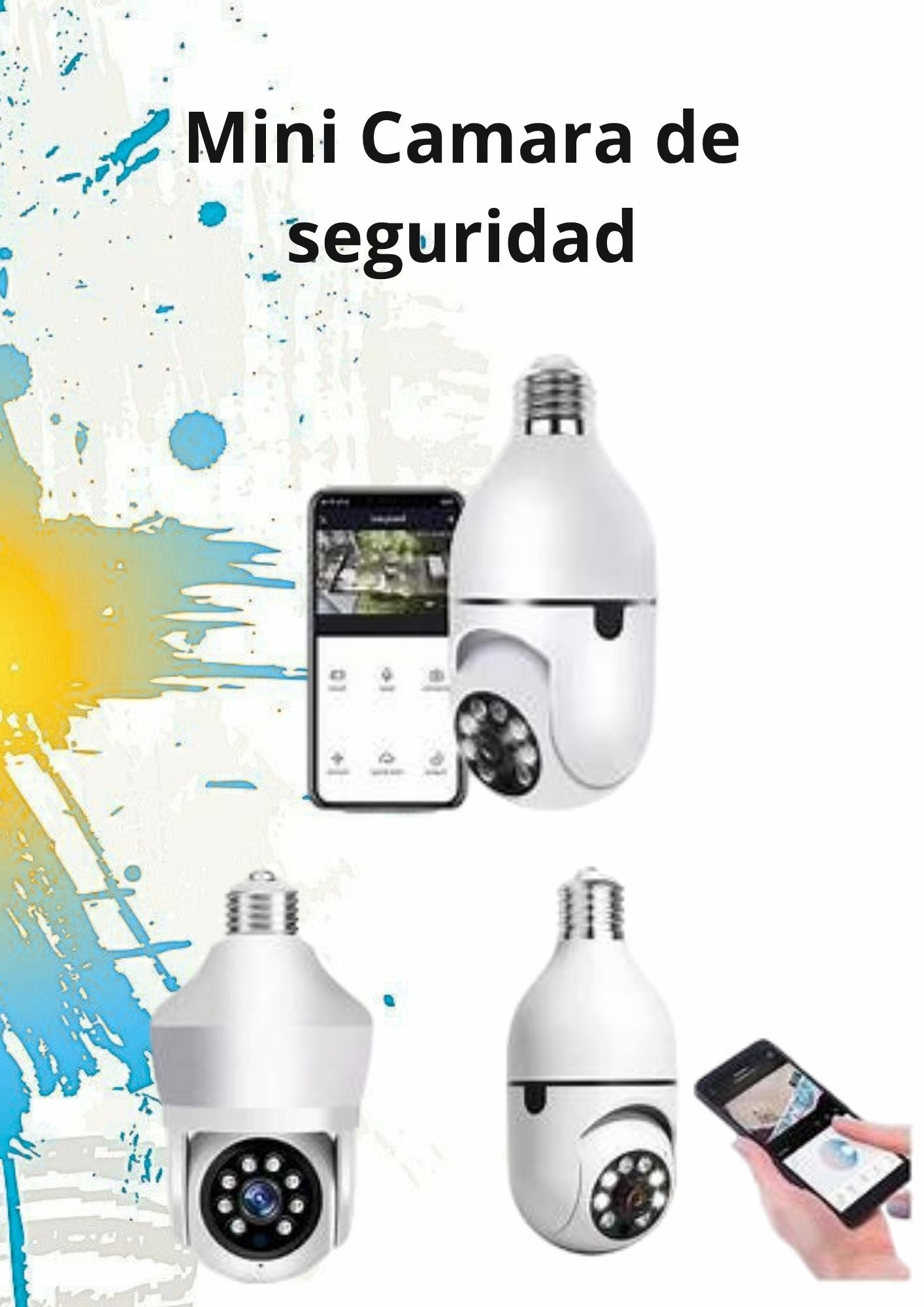 Foco Cámara Seguridad Inteligente