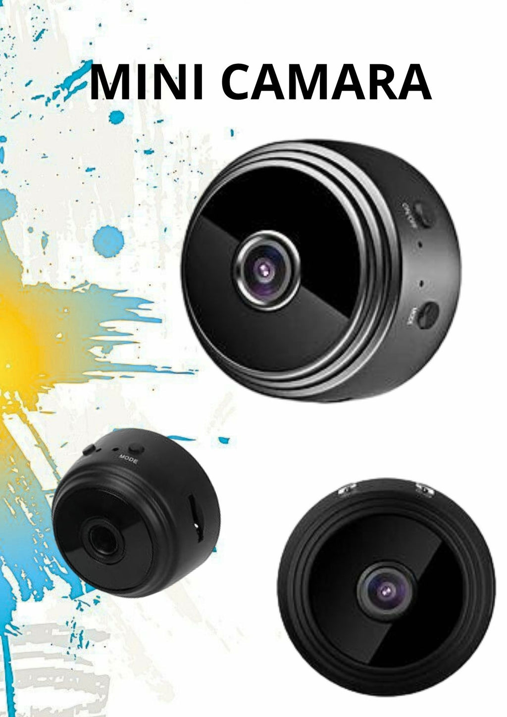 2 Mini Camaras De Seguridad