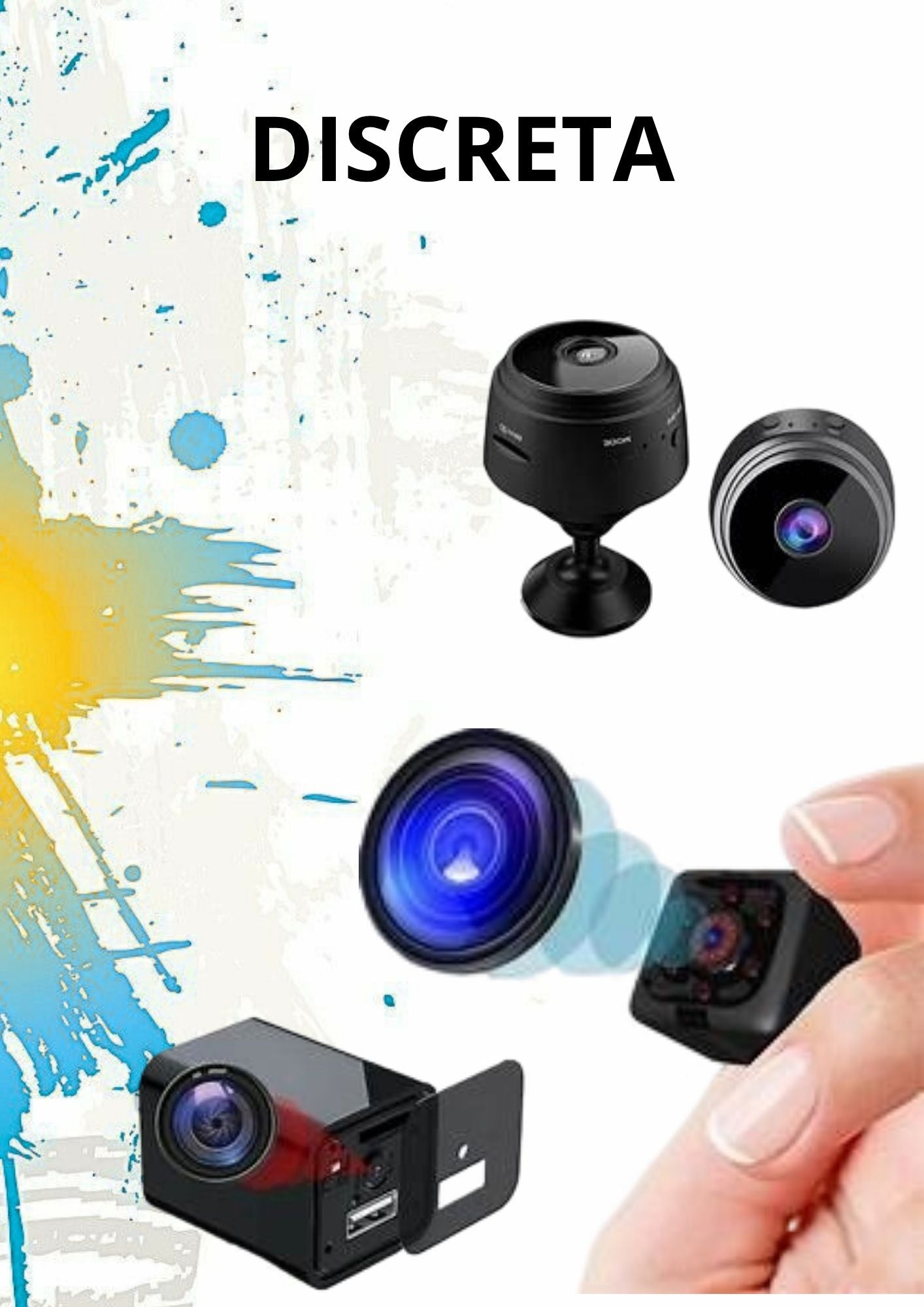 2 Mini Camaras De Seguridad