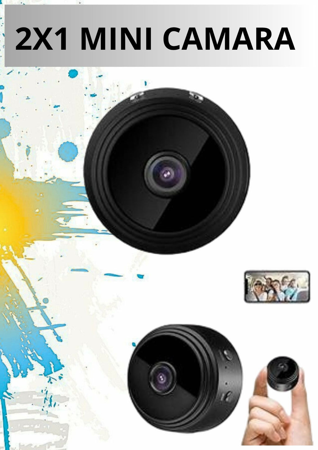 2 Mini Camaras De Seguridad