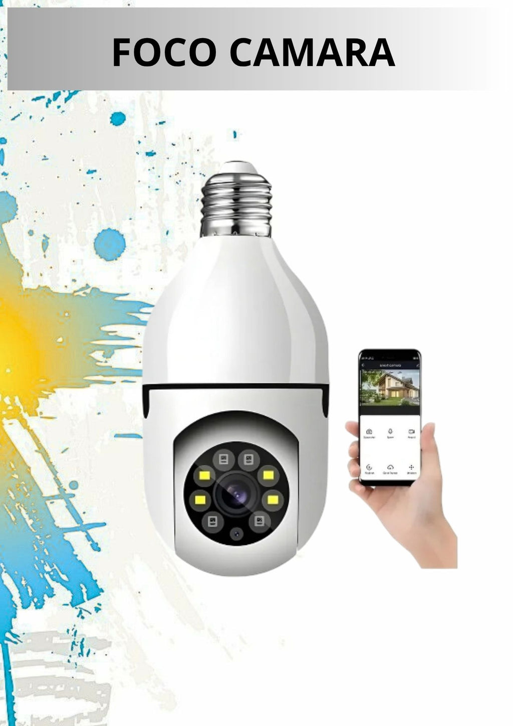 Foco Cámara Seguridad Inteligente
