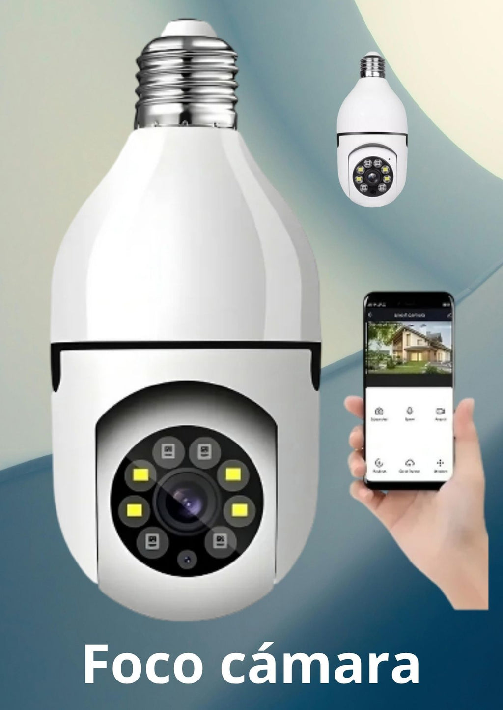 Foco Cámara Seguridad Inteligente