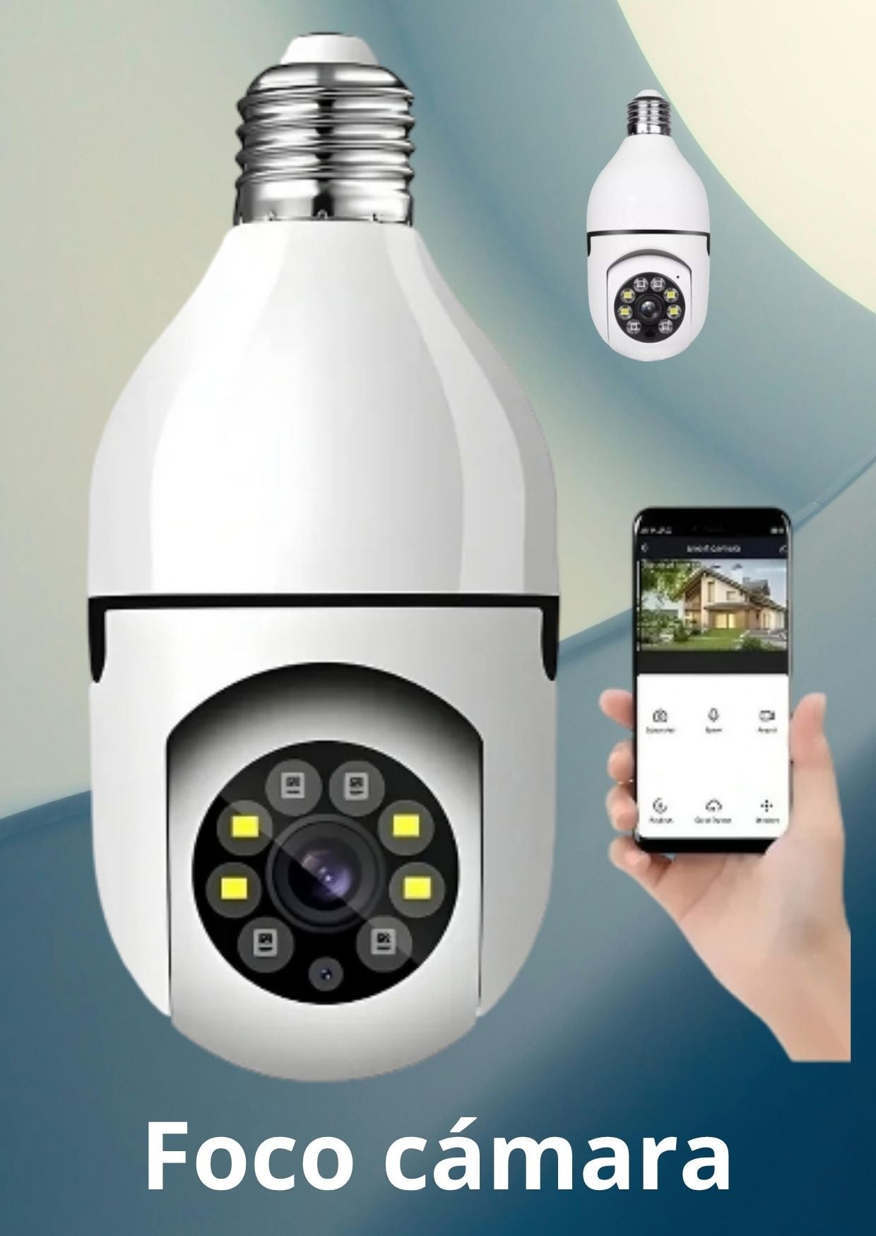 Foco Cámara Seguridad Inteligente